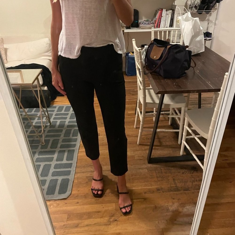 J Crew Black Work Trousers